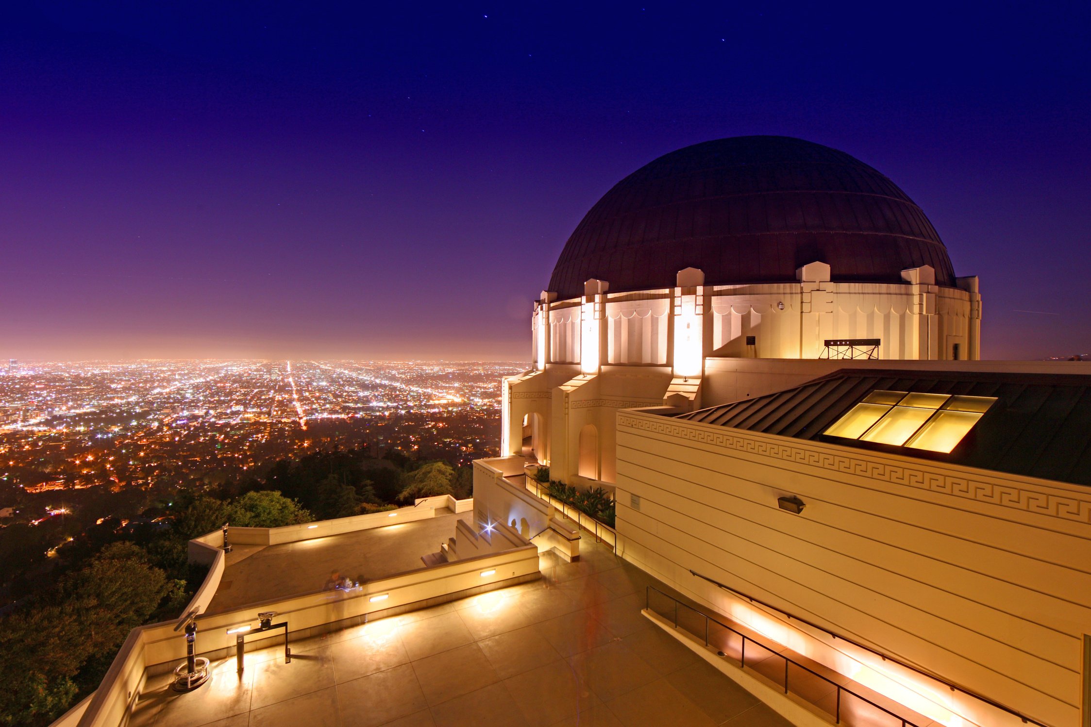 Landmark Griffith Observatory in Los Angeles, California